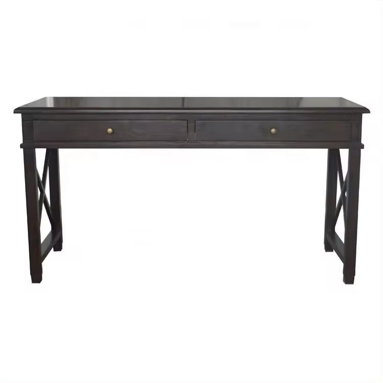 Black Drifted Oak Writing Desk