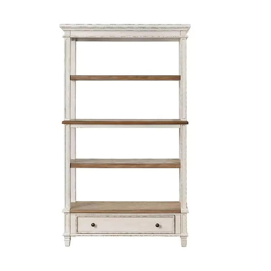 Antiqued Finish Bookcase